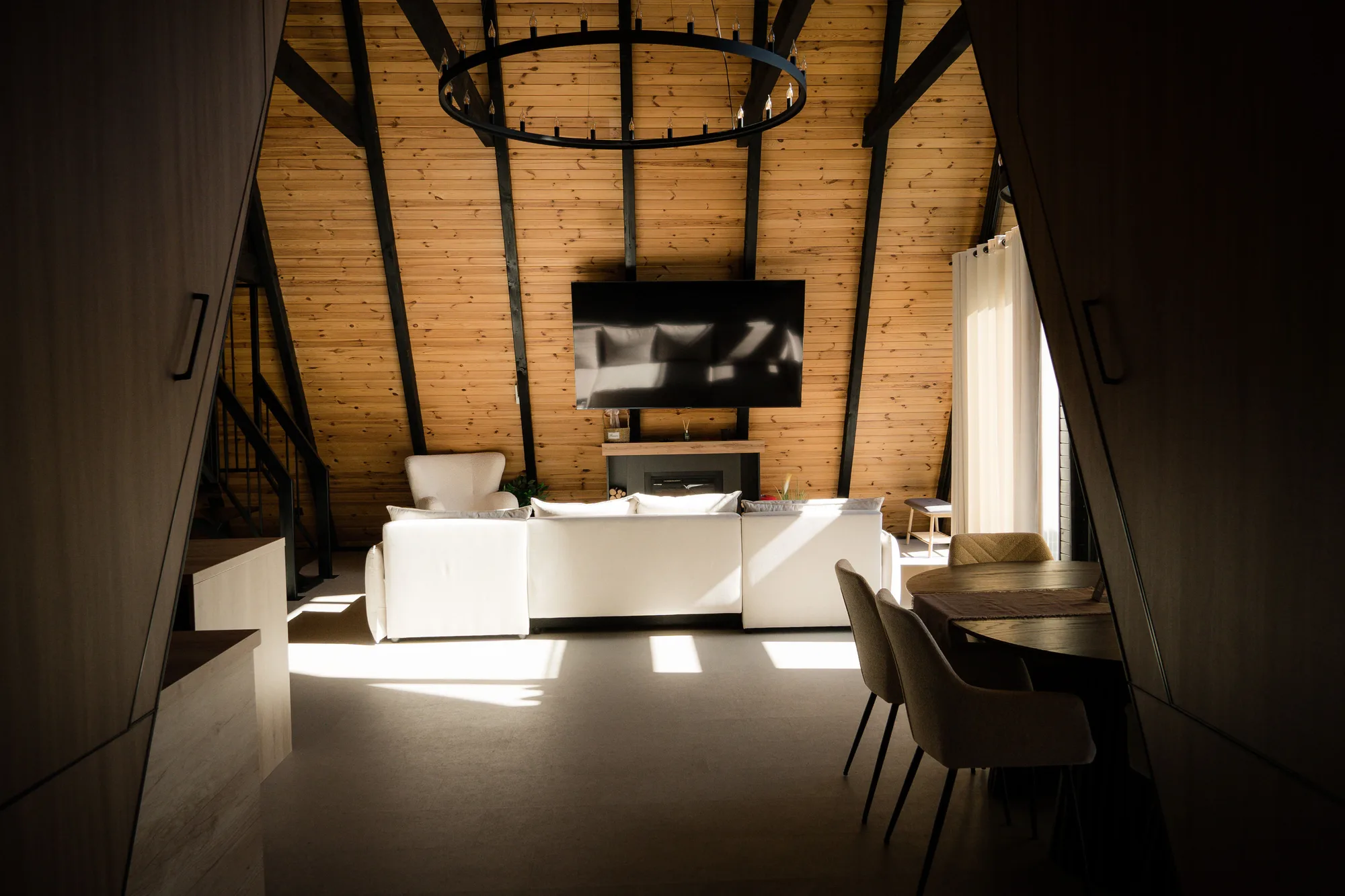 TuliVilla - Living & A-Frame interior